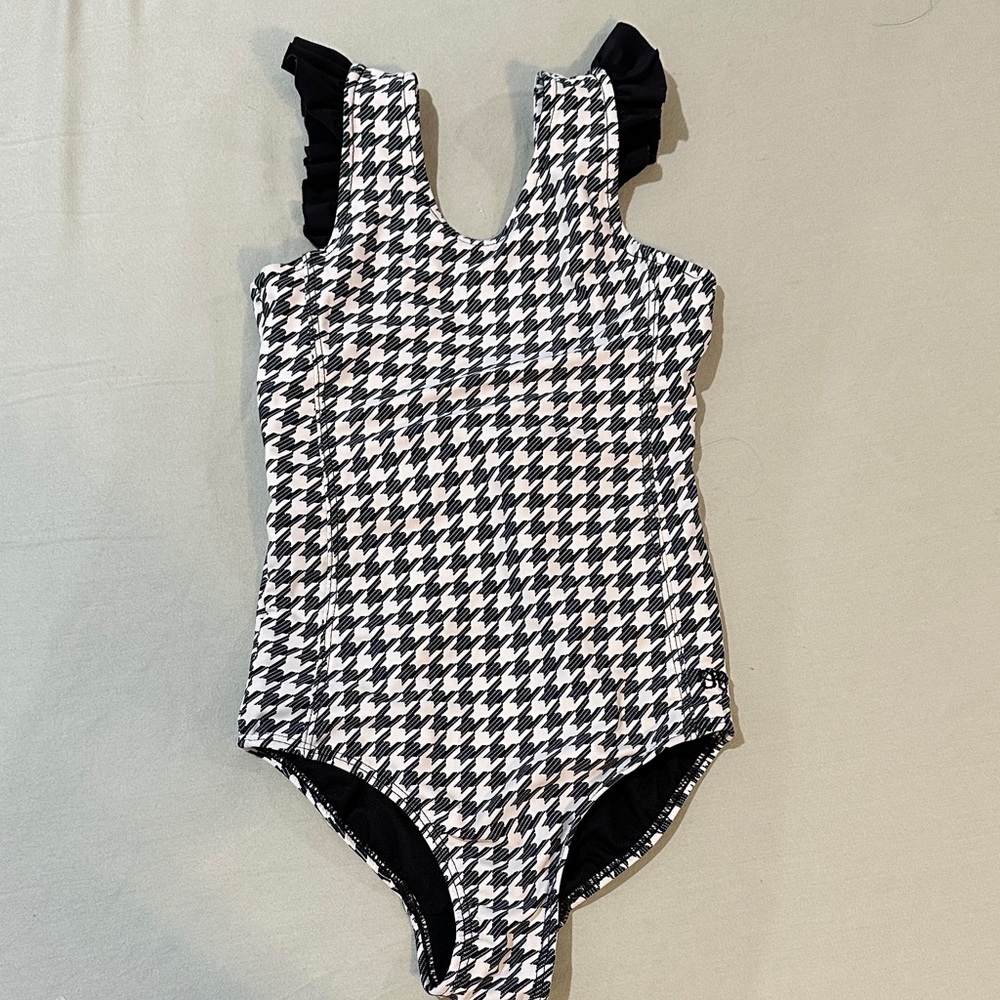 Albion Monochrome Houndstooth Swimsuit